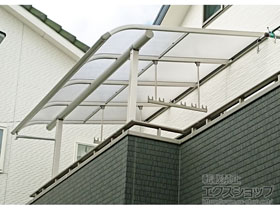 のバルコニー・ベランダ屋根 ヴェクターテラス R型 屋根タイプ 単体 積雪〜20cm対応 施工例