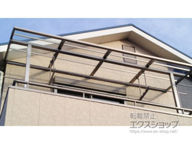 のバルコニー・ベランダ屋根 スピーネ R型 屋根タイプ 単体 積雪〜20cm対応 施工例