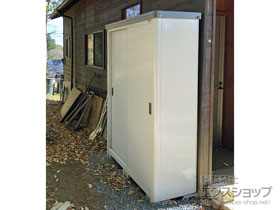 の物置・屋外倉庫 エポミニ 断熱構造 1500×510×1910（YMEM-1505H） YMEM-1505H-DB 施工例