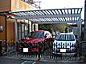 のカーポート エフルージュ ツイン50 積雪〜50cm対応 施工例