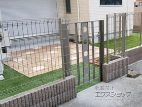 LIXIL ���N�V��(TOEX)�̃t�F���X�E��E�� �n�C�O���b�h�t�F���XUF8�^ �t���[�|�[���^�C�v �{�H��