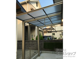 のテラス屋根 フーゴF 独立テラスタイプ 単体 積雪〜20cm対応 施工例