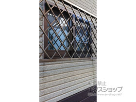 の面格子・窓格子 アルミ面格子 ヒシクロス 施工例