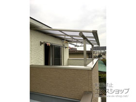 のバルコニー・ベランダ屋根 ヴェクターテラス F型 屋根タイプ 単体 積雪〜20cm対応 施工例