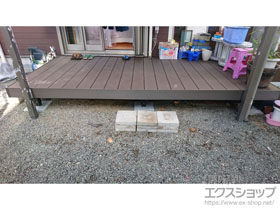 のウッドデッキ 樹ら楽ステージ 施工例