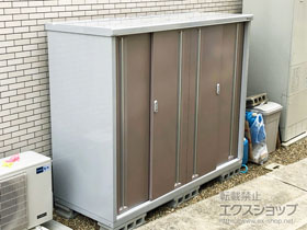 の物置・屋外倉庫 シンプリー 一般型 1940×755×1603（MJX-197D-P） MJX-197D-P-AR 施工例