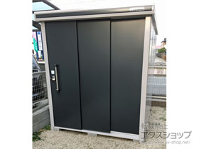 の物置・屋外倉庫 エルモ 一般型 1870×2220×2117（LMD-1822） LMD-1822-SM 施工例