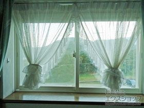 の二重窓（内窓） インプラス ダストバリア仕様 引違い窓 2枚建 施工例