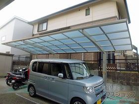 のカーポート レイナポートグラン 延長　積雪〜20cm対応 施工例