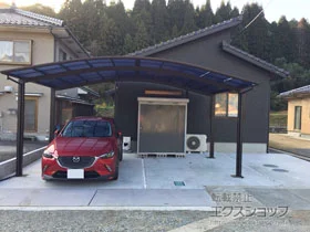 YKKAPのカーポート レイナツインポートグラン　積雪～20cm対応 施工例