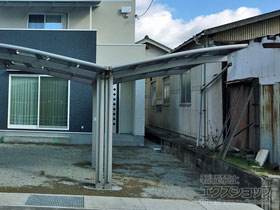 のカーポート ネスカR (ラウンドスタイル) 積雪〜20cm対応 施工例