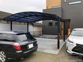 のカーポート レイナツインポートグラン 積雪〜20cm対応 施工例