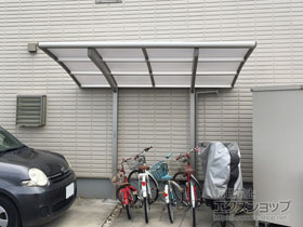 のサイクルポート・駐輪場 レイナポートグランミニ 積雪〜20cm対応 施工例