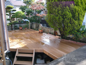 のウッドデッキ リウッドデッキ 200 施工例