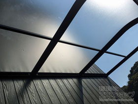 のテラス屋根 プレシオステラス R型 テラスタイプ 連棟　積雪〜20cm対応 施工例