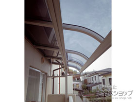 のバルコニー・ベランダ屋根 ヴェクターテラス R型 屋根タイプ 単体 積雪〜20cm対応 施工例
