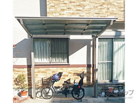 のサイクルポート・駐輪場 フーゴFミニ (フラットスタイル) 積雪〜20cm対応 施工例