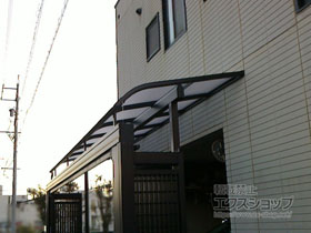 のテラス屋根 ヴェクターテラス R型 テラスタイプ 単体 積雪〜20cm対応 施工例