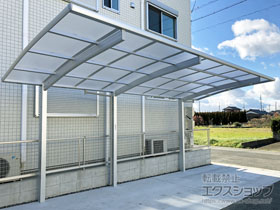 のカーポート レイナポートグラン 延長　積雪〜20cm対応 施工例