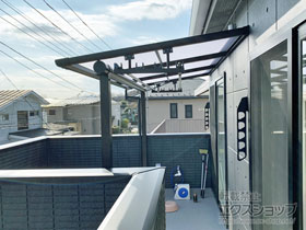 のバルコニー・ベランダ屋根 ヴェクターテラス F型 屋根タイプ 単体 積雪〜20cm対応 施工例