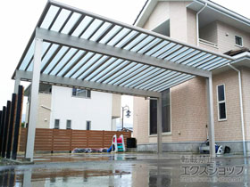 のカーポート エフルージュ ツイン50 積雪〜50cm対応 施工例