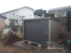 の物置・屋外倉庫 エスケーエイト SK8-130 一般型 2600×1600×1940 SK8-130-GK 施工例