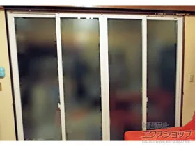 LIXIL リクシル(トステム)の内窓（二重窓・二重サッシ） インプラス ダストバリア仕様 引違い窓 4枚建 施工例