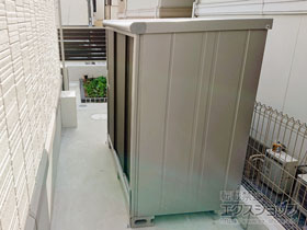 の物置・屋外倉庫 エスモ 一般型 1650×900×1501（ESE-1609E） ESE-1609E-DW 施工例