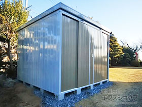 の物置・屋外倉庫 ネクスタ 多雪地型 3050×3050×2375 NXN-95H-MB 施工例