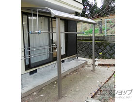 のテラス屋根 プレシオステラス R型 テラスタイプ 単体 積雪〜20cm対応 施工例