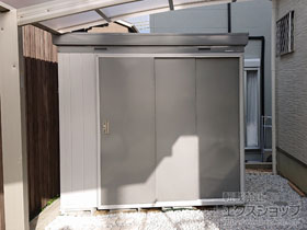 の物置・屋外倉庫 断熱物置 ネクスタプラス 扉タイプ 一般型 2210×1790×2075（NXP-40ST） NXP-40ST-PG 施工例