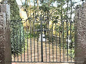 の門扉 ラフィーネ門扉1型 両開き 施工例