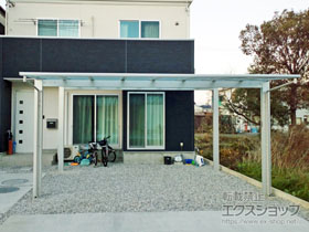 のカーポート エフルージュ ツイン 積雪〜20cm対応 施工例