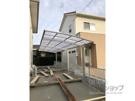 のカーポート プレシオスポート 縦連棟 積雪〜20cm対応 施工例