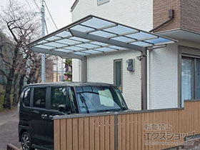 のカーポート ネスカF (フラットスタイル) 積雪〜20cm対応 施工例