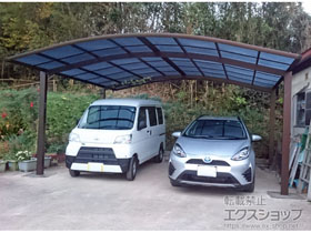のカーポート プレシオスポート ワイド 積雪〜20cm対応 施工例
