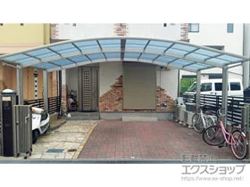 YKKAPのカーポート レイナツインポートグラン　積雪～20cm対応 施工例