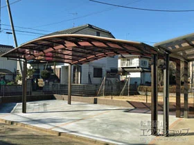 YKKAPのカーポート レイナツインポートグラン　積雪～20cm対応 施工例