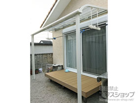 のテラス屋根 スピーネ R型 テラスタイプ 単体 積雪〜20cm対応 施工例