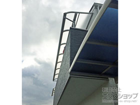 のバルコニー・ベランダ屋根 ヴェクターテラス R型 屋根タイプ 連棟 積雪〜20cm対応 施工例