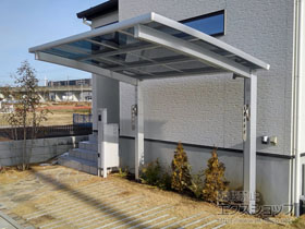 のサイクルポート・駐輪場 カムフィエース ミニ 積雪〜20cm対応 施工例