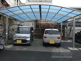 YKKAPのカーポート レイナツインポートグラン　積雪～20cm対応 施工例