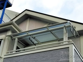 のバルコニー・ベランダ屋根 ヴェクターテラス R型 屋根タイプ 単体 積雪〜20cm対応 施工例