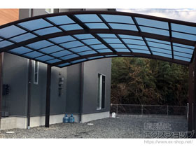 のカーポート レイナツインポートグラン 積雪〜20cm対応 施工例