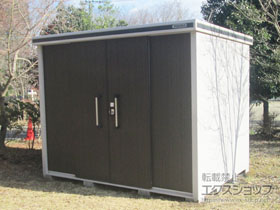 の物置・屋外倉庫 エルモ 一般型 2920×2220×2357 LMD-2922H-DW 施工例