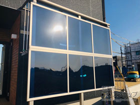 のテラス屋根 ヴェクターテラス F型 テラスタイプ 単体 積雪〜20cm対応 施工例