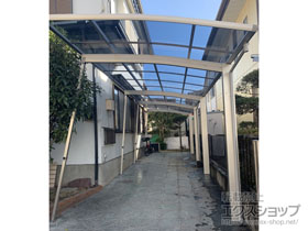 のカーポート プレシオスポート 縦連棟 積雪〜20cm対応 施工例