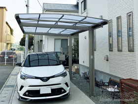 のカーポート フーゴA (アーチスタイル) 積雪〜20cm対応 施工例