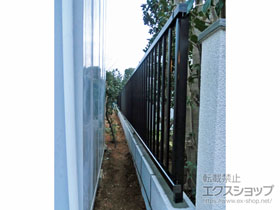 のフェンス・柵 ハイサモア フリーポールタイプ 施工例
