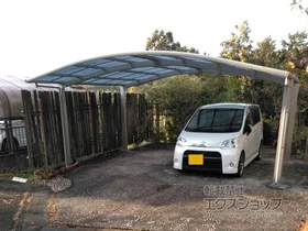 YKKAPのカーポート レイナツインポートグラン　積雪～20cm対応 施工例